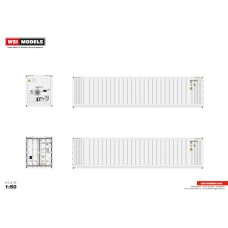White 40ft Reefer container