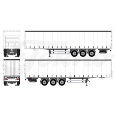 T.B. Curtainside trailer