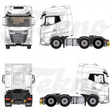 T.B. Daf XG+ 6x2