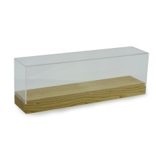 Vitrine / Houten Stolp voor combinatie